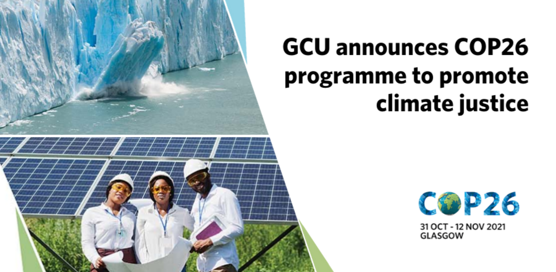 GCU announces COP26 programme to promote climate justice