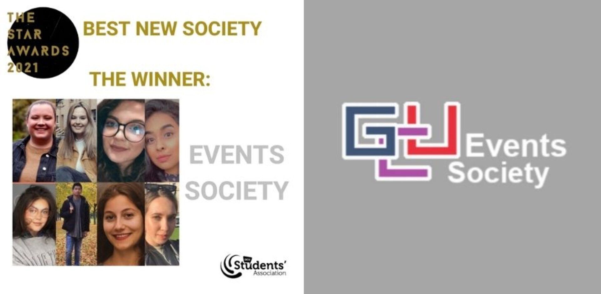 Society STAR Award poster and society logo