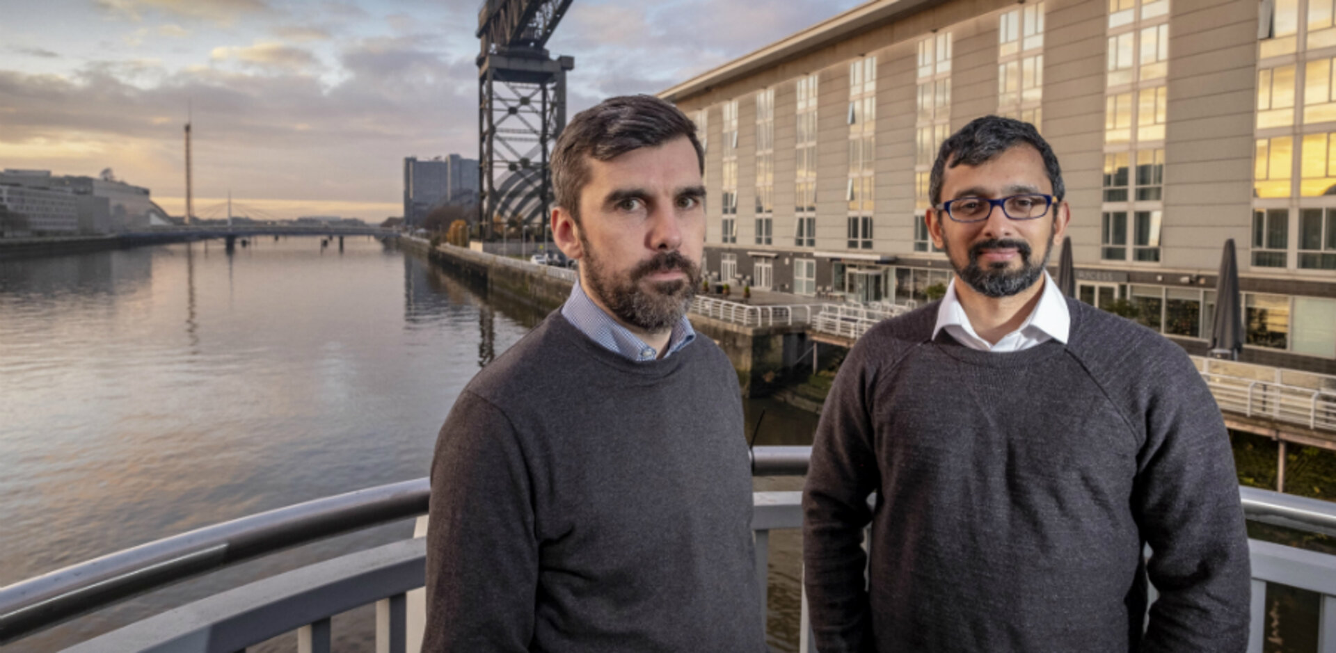 Dr Andrew McAuley (left) and Dr Matt Smith.