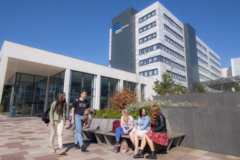 BSc Paramedic Science students on campus