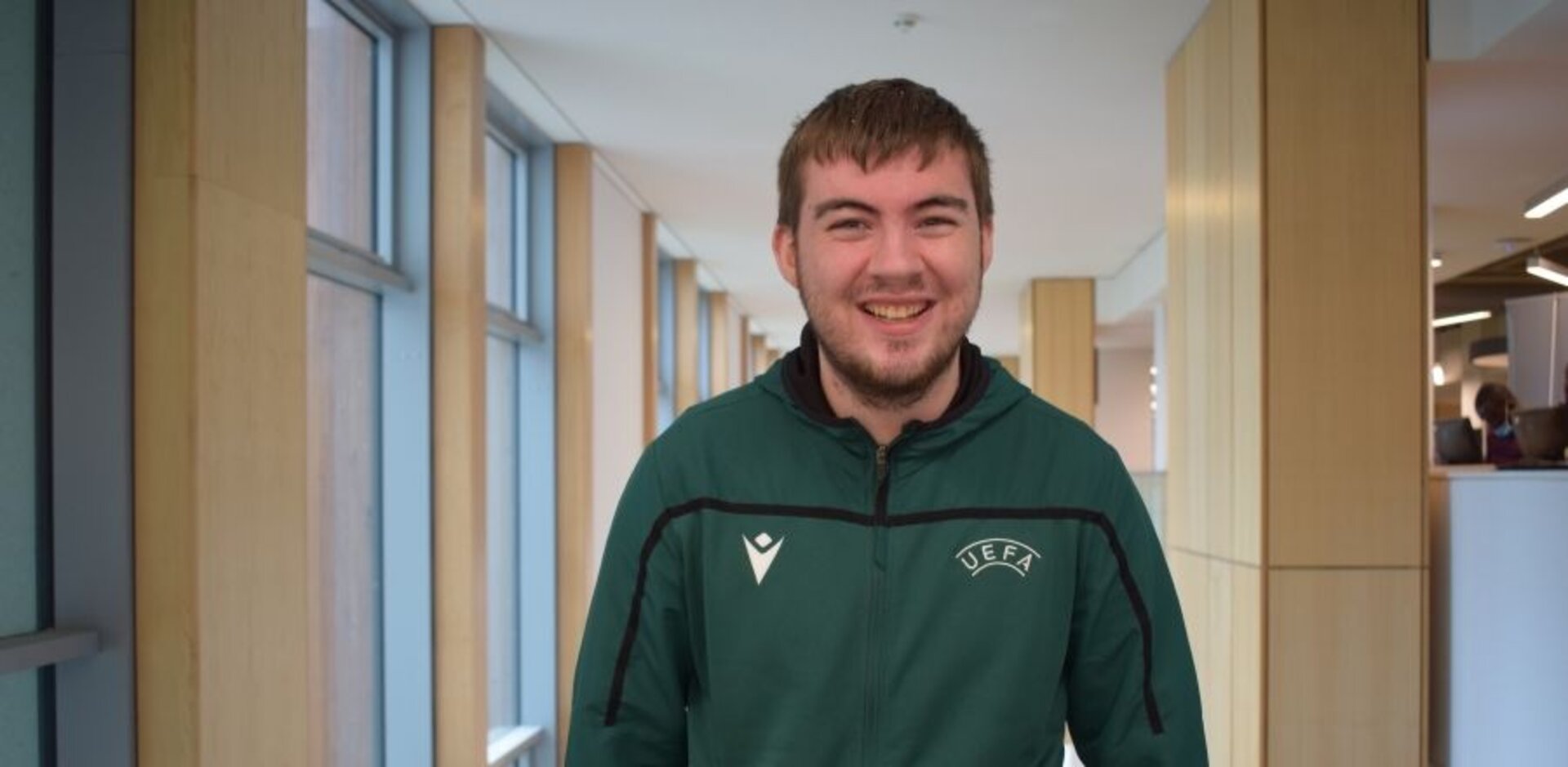 (Pictured Above) 3rd year Digital Security and Forensics student Christopher Winters