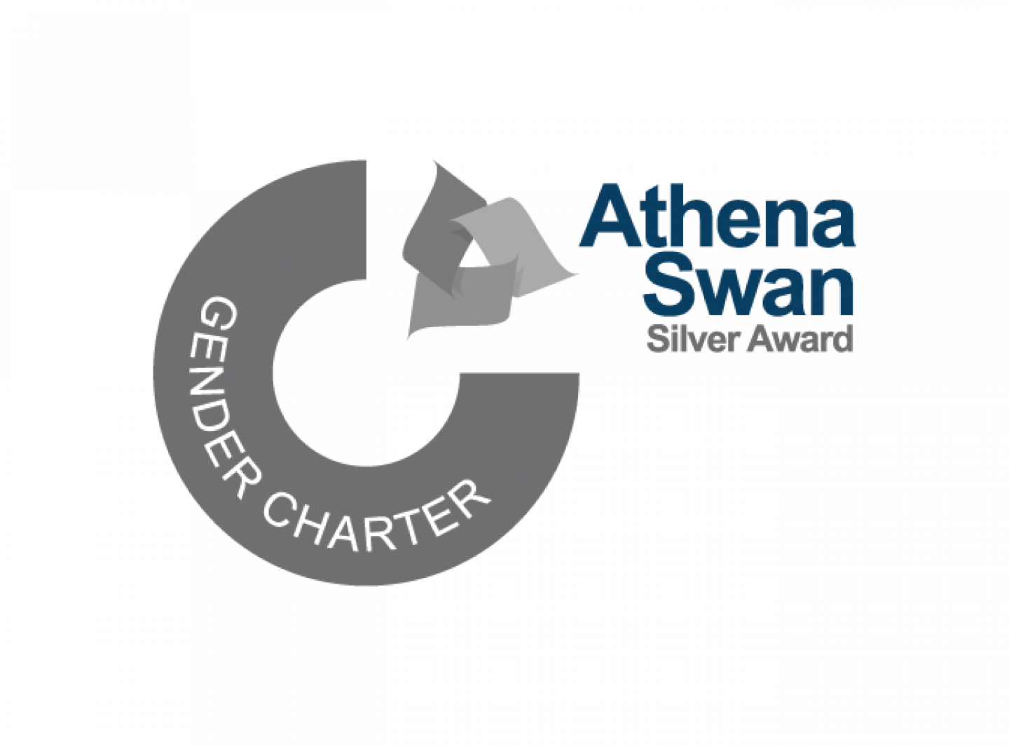 GCU holds the Athena Swan Silver award, and this is the Silver logo.