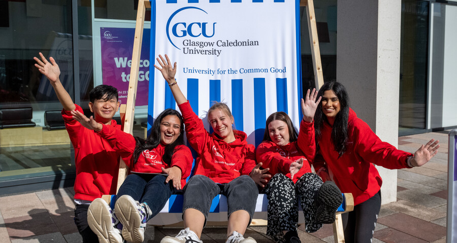 GCU students celebrating