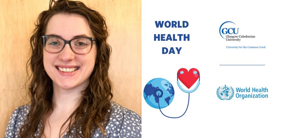 Picture of Megan Rose Honnold and World Health Day logo