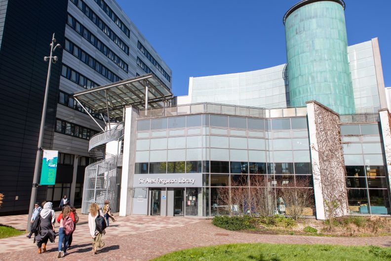 Sir Alex Fergson library external shot