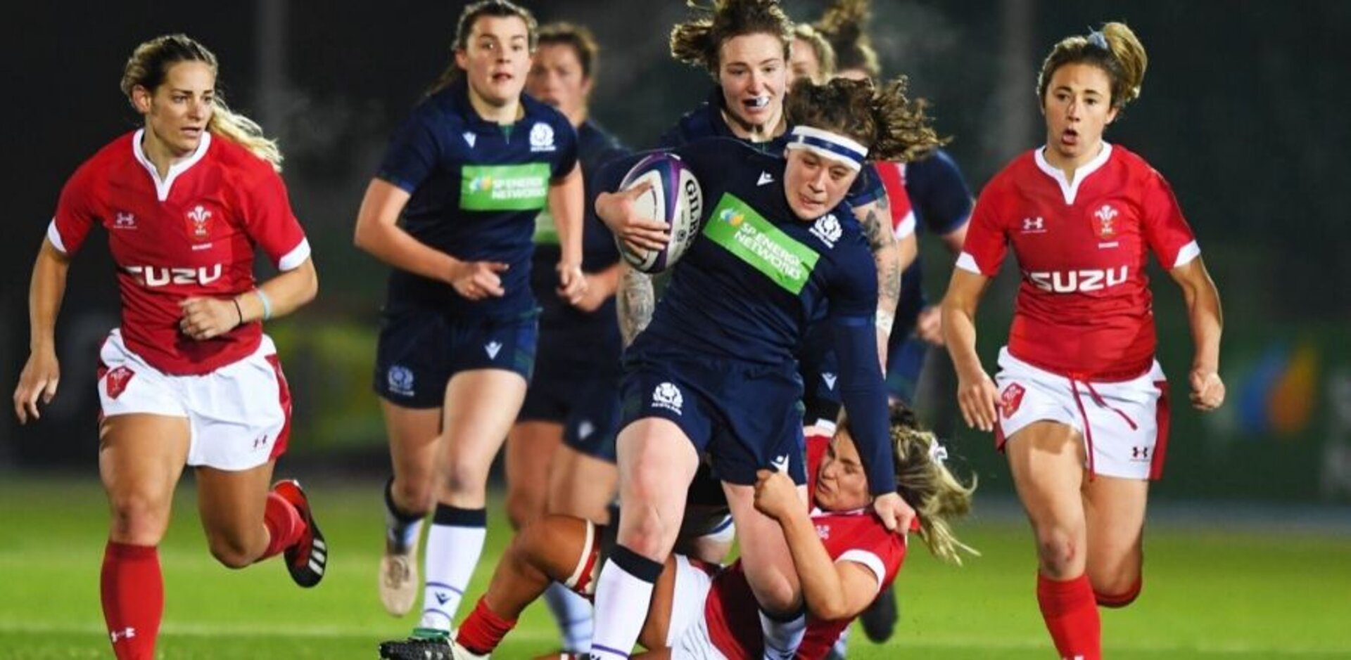 Rachel only started playing rugby in 2017 and is now a regular in the Scotland team