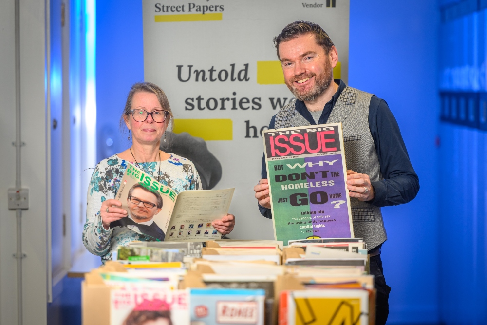 Street newspaper archive donated to GCU