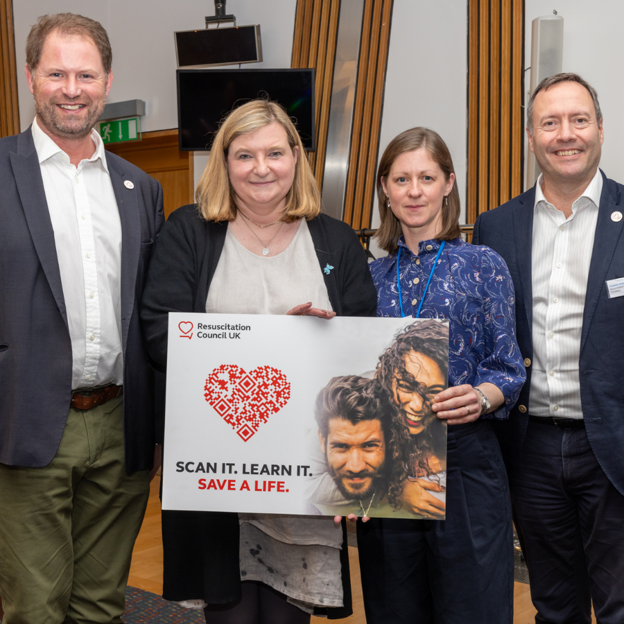 Dr Vicky Joshi attends Scottish Parliament event