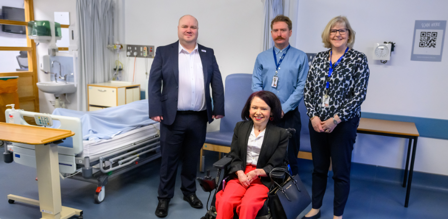 Michael Foley, Pam Duncan-Glancy MSP, Dr Colin Shore and Professor Lorna Paul.