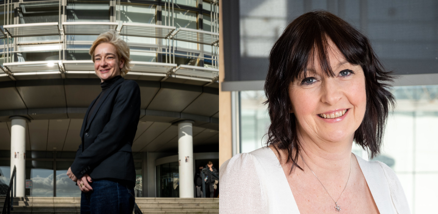 SHLS Dean Professor Anita Simmers and Vice-Dean Professor Helen Gallagher