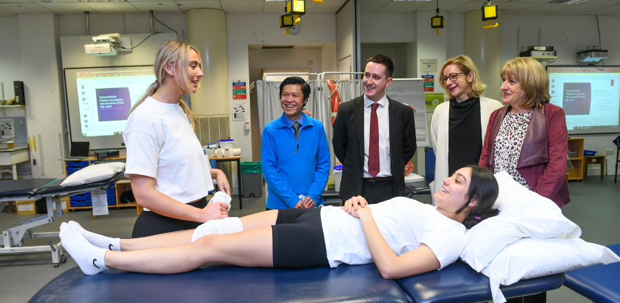 Professor Carolyn McDonald, Chief Allied Health Professions (AHP) Officer for the Scottish Government, visits Glasgow Caledonian