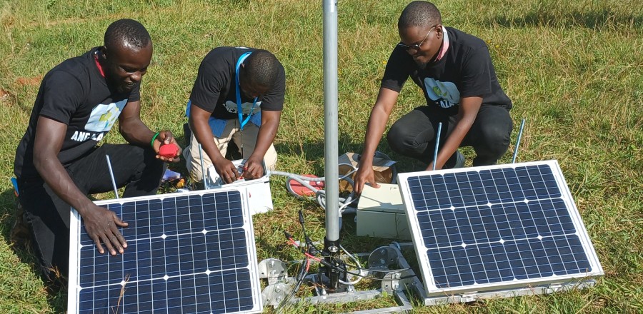 Turbine assembled in Kenya