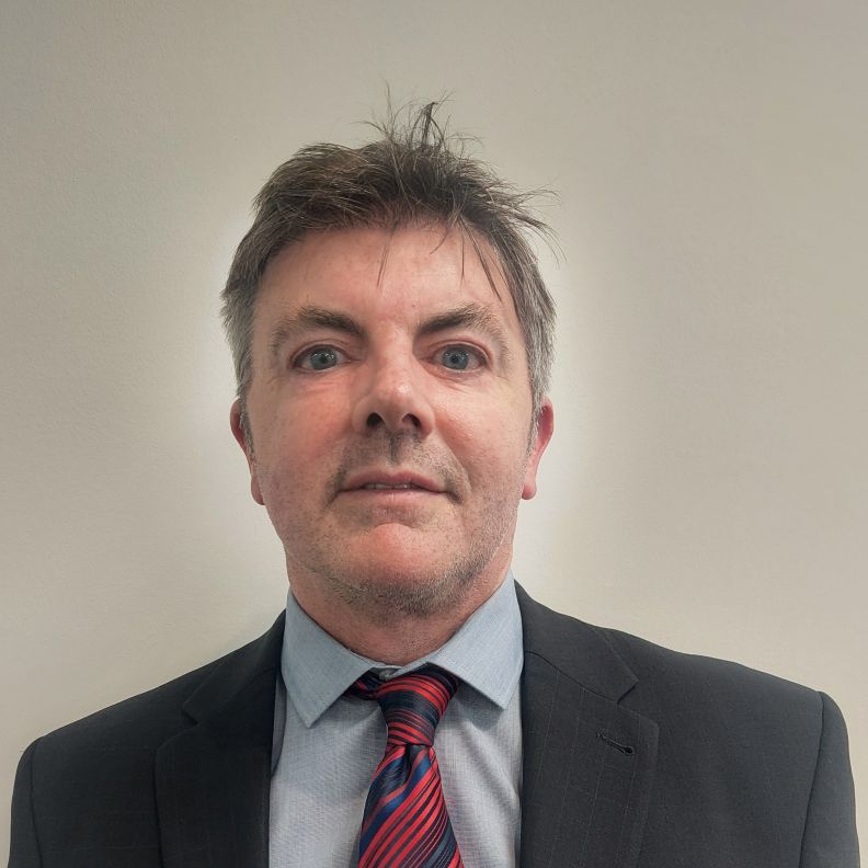 A profile picture of Iain Cameron, a Professor in Construction and Surveying at GCU.