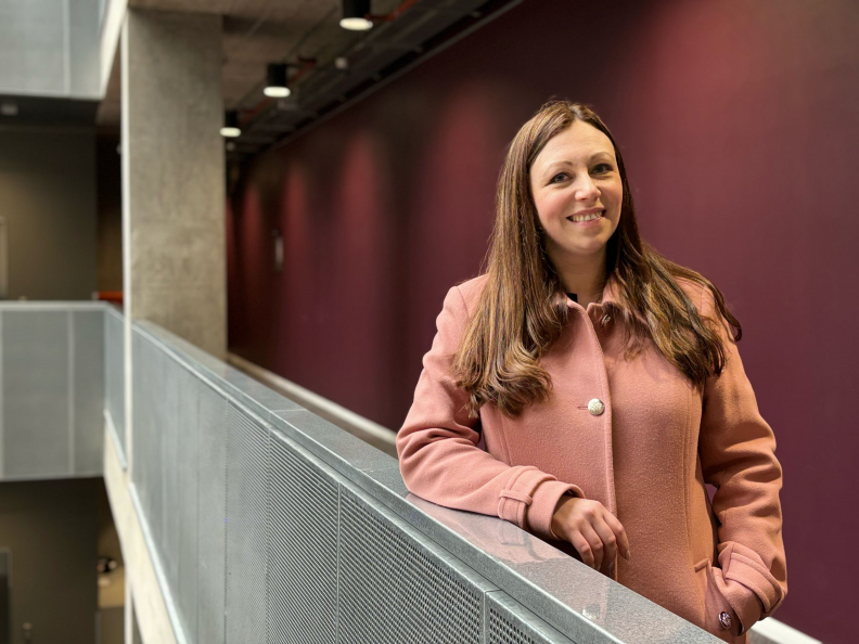 GCU Alumna Emma Clifford Bell in BBC Scotland headquarters