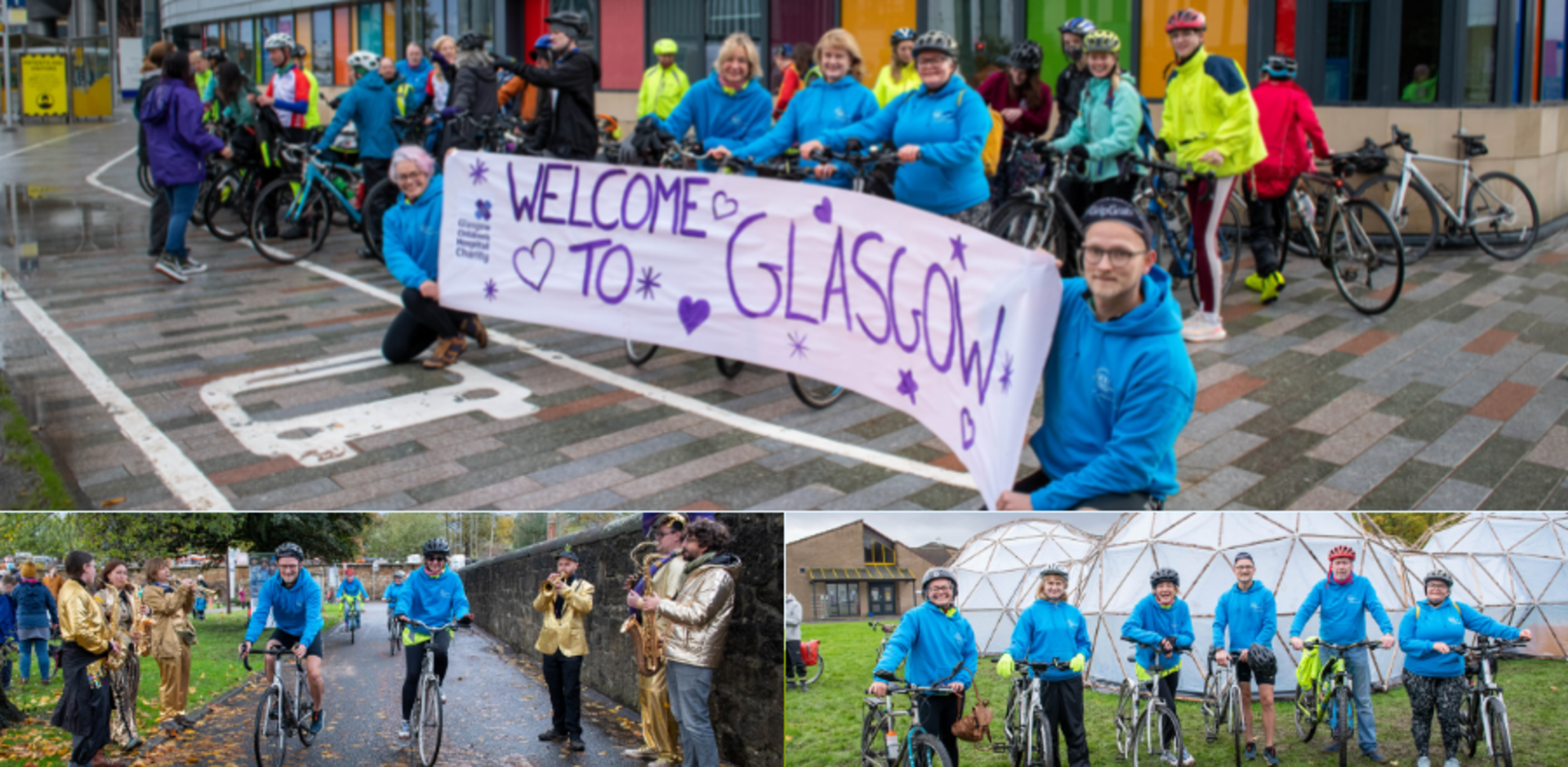 GCU School of Health and Life Sciences staff and students join doctors on a Ride for their Lives bike ride to save the planet